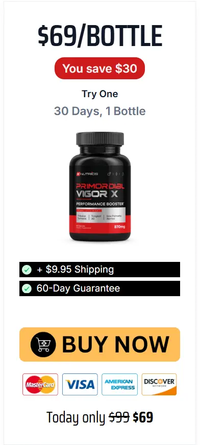 Primordial Vigor X one bottle