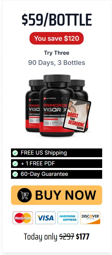 Primordial Vigor X three bottles order