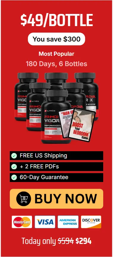 Primordial Vigor X 6 bottles